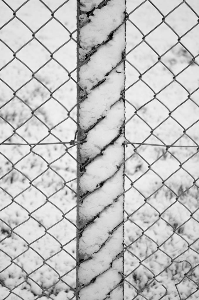 Snow on Fencepost