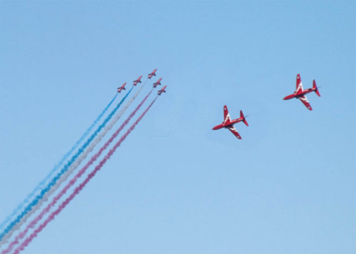 Red Arrows at Leuchars