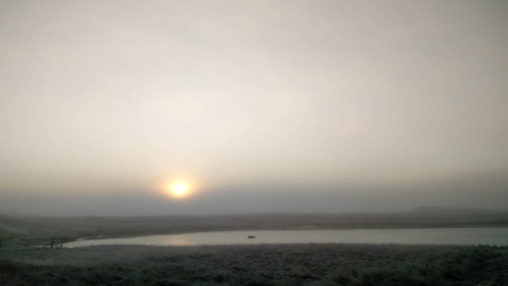 Sunrise over Dubh Lochan